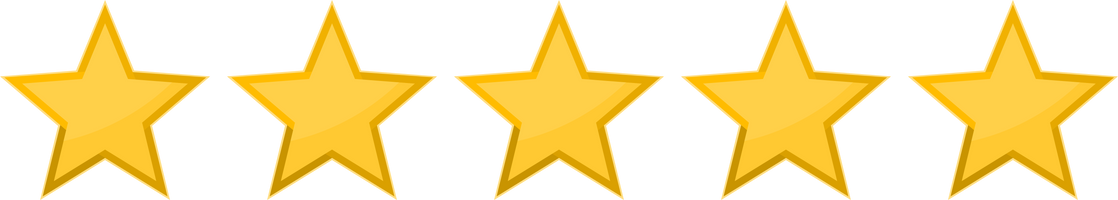 Five Stars Rating Icon